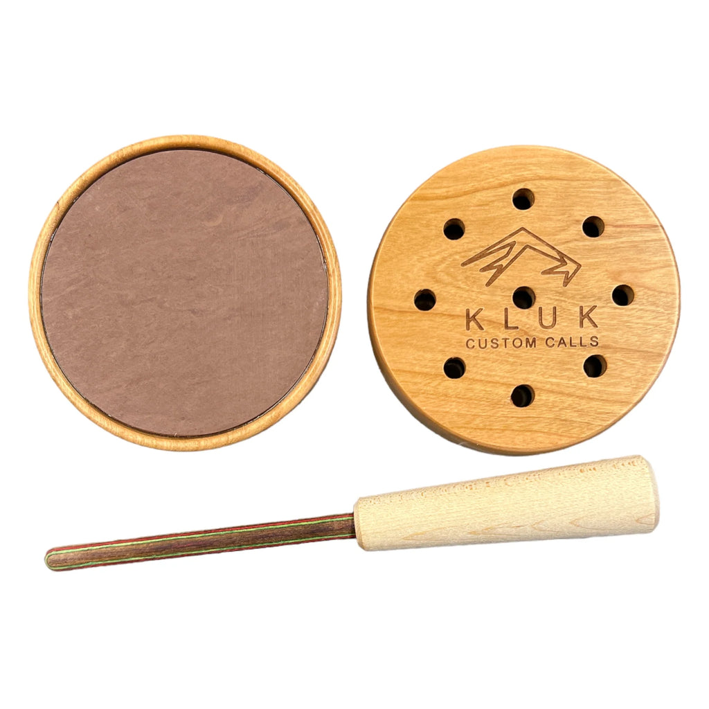 Kluk Custom Calls- Cherry & Red Slate Turkey Pot Call